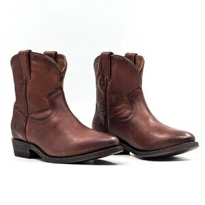 Frye Brown Ankle Boots